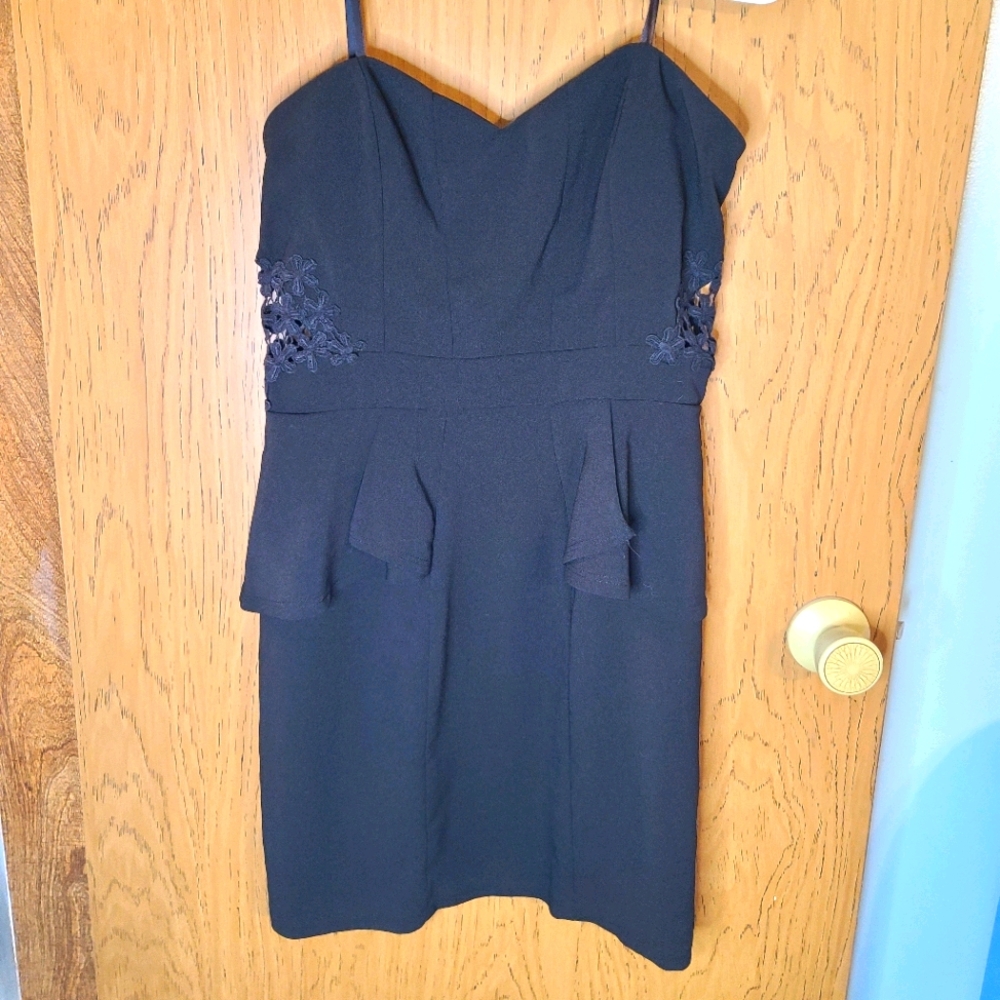 Black mini dress